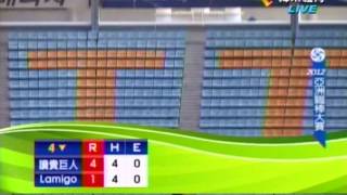 2012亞洲職棒大賽 Lamigo VS 讀賣巨人 林智勝 陽春全壘打