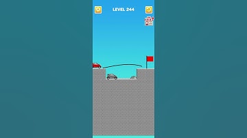 Draw Bridge puzzle level 244 #bridge #drawgame #games #gameplay #gaming #shortvideo #shorts #short