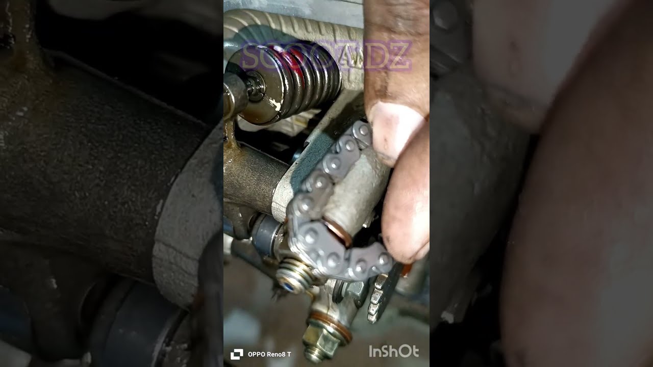 كيفية تغيير لشان 🔗 سكوتر SYM ST بدون نزع المحرك أو فتحه