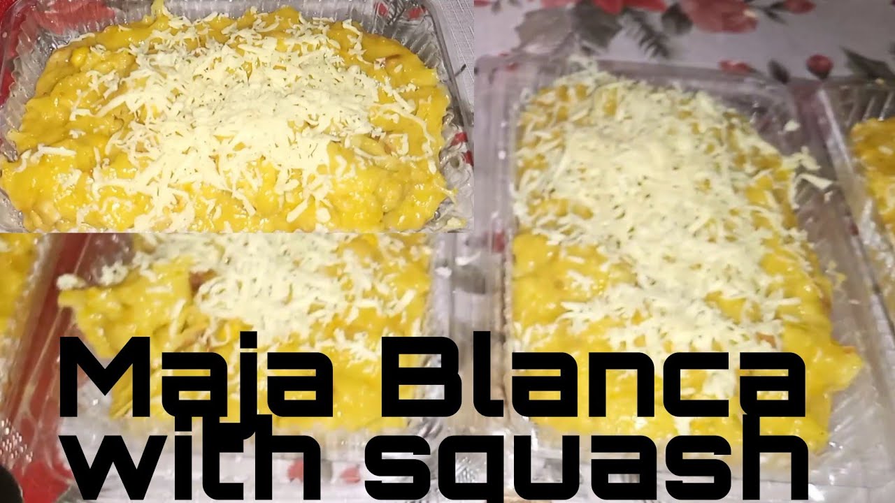 MAJA BLANCA NA MAY KALABASA | WITHOUT COCONUT MILK SIMPLE AND EASY RECIPE | gracefully TV