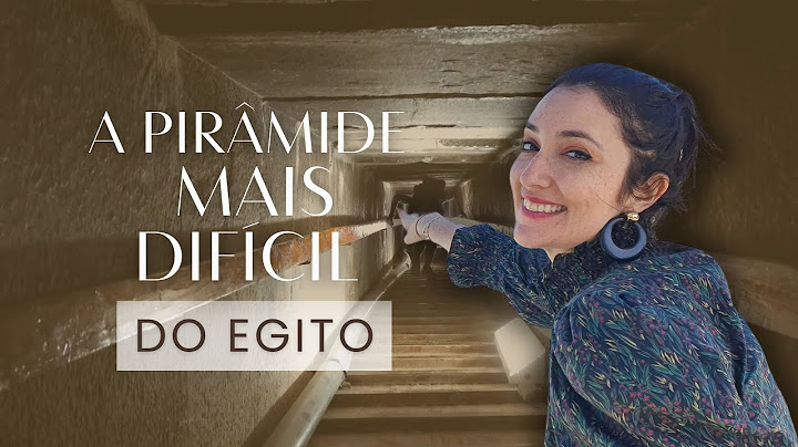 Entrei na pirâmide profunda no Egito!