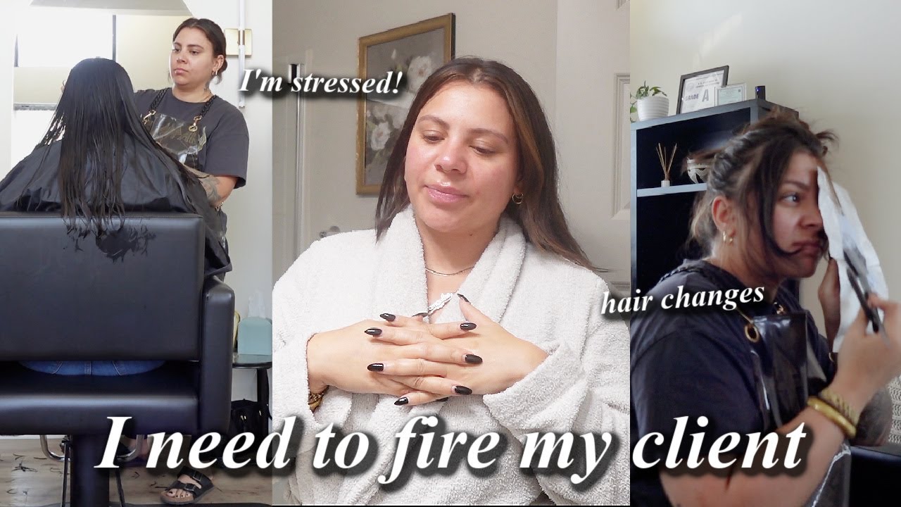 Firing a client for the first time & storytime // Week in my life as a hairstylist