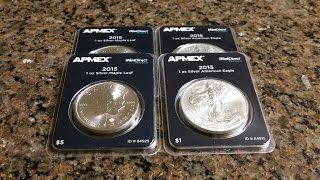First Silver Bullion Unboxing for 2015 - Keep Stacking Friends!