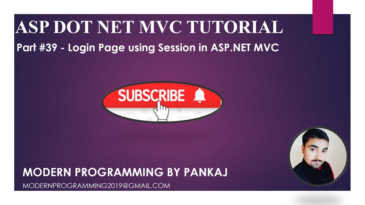 Login Page using Session in ASP NET MVC - Part #39 - YouTube