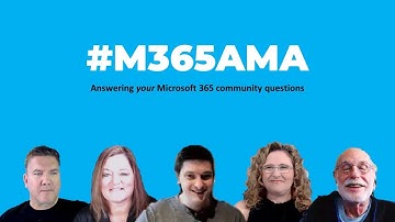 #M365AMA Why can