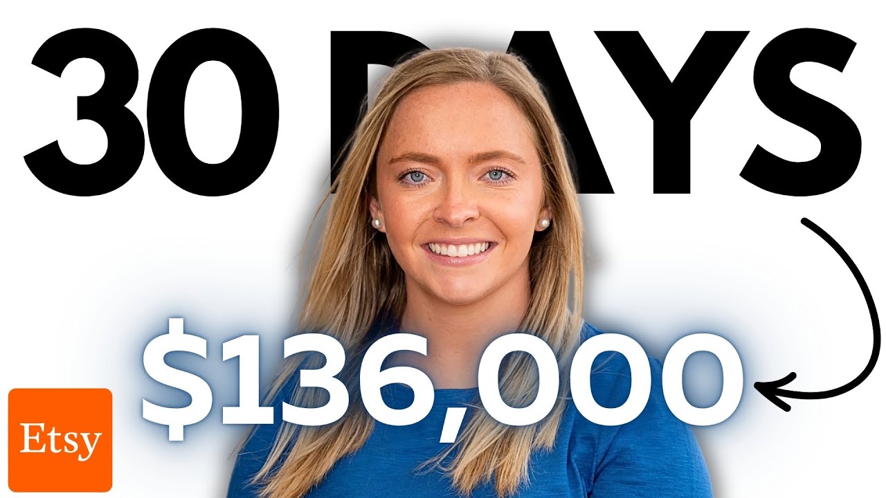 She Just Made $136K in 30 Days on Etsy (Print on Demand Success!)