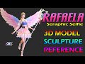Rafaela ALLSTAR Skin Seraphic Selfie Mobile Legends Sculpture Reference
