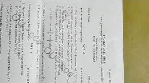 Msc Previous Examination Mathematics Paper 2 (PGRRCDE)