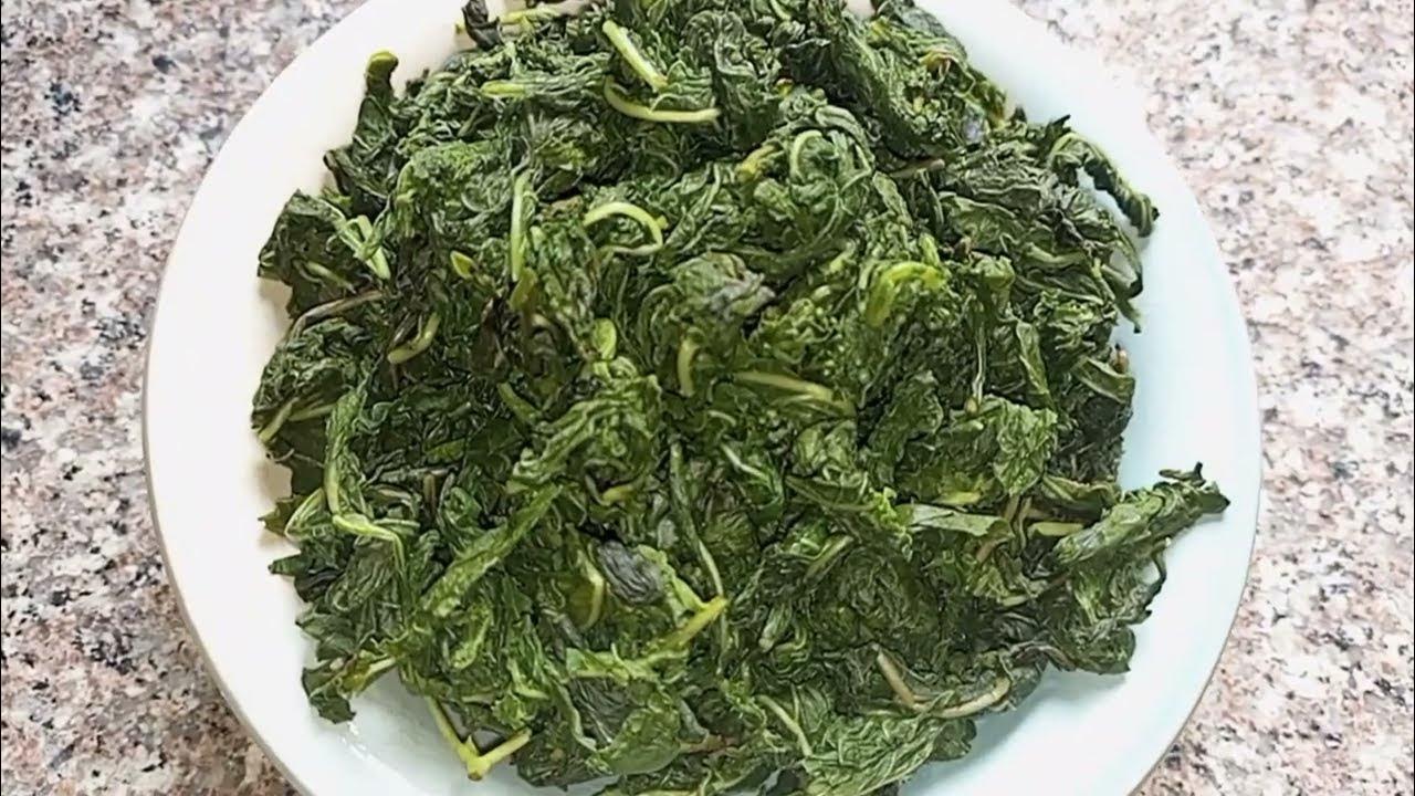 EASY AND SIMPLE //HOW TO WASH BITTER LEAVE FOR SOUP. YouTube