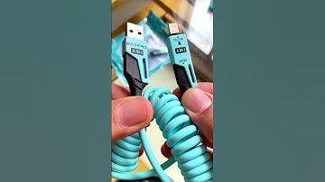 Sợi cáp sạc lò xo 4 trong 1 này thiết kế gọn nhẹ, co giãn linh hoạt, rất phù hợp cho tài xế