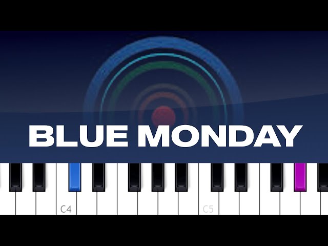 New Order - Blue Monday (piano tutorial)