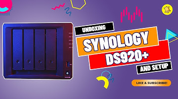 Synology DS920+ Unboxing and Setup