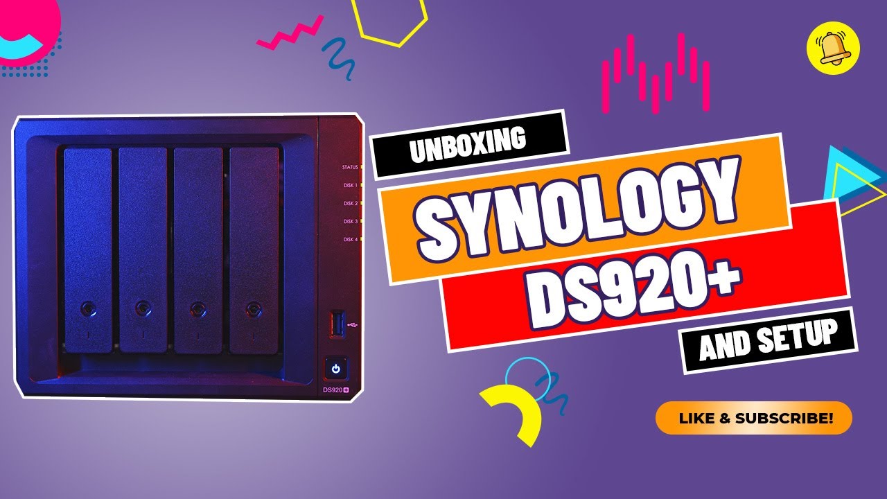 Synology DS920+ Unboxing and Setup - YouTube