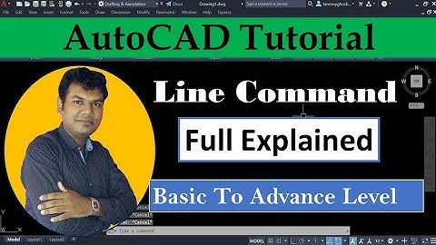Line Command in AutoCAD [Bangla Tutorial] ǀǀ How to use Line Command in AutoCAD ǀǀ tg