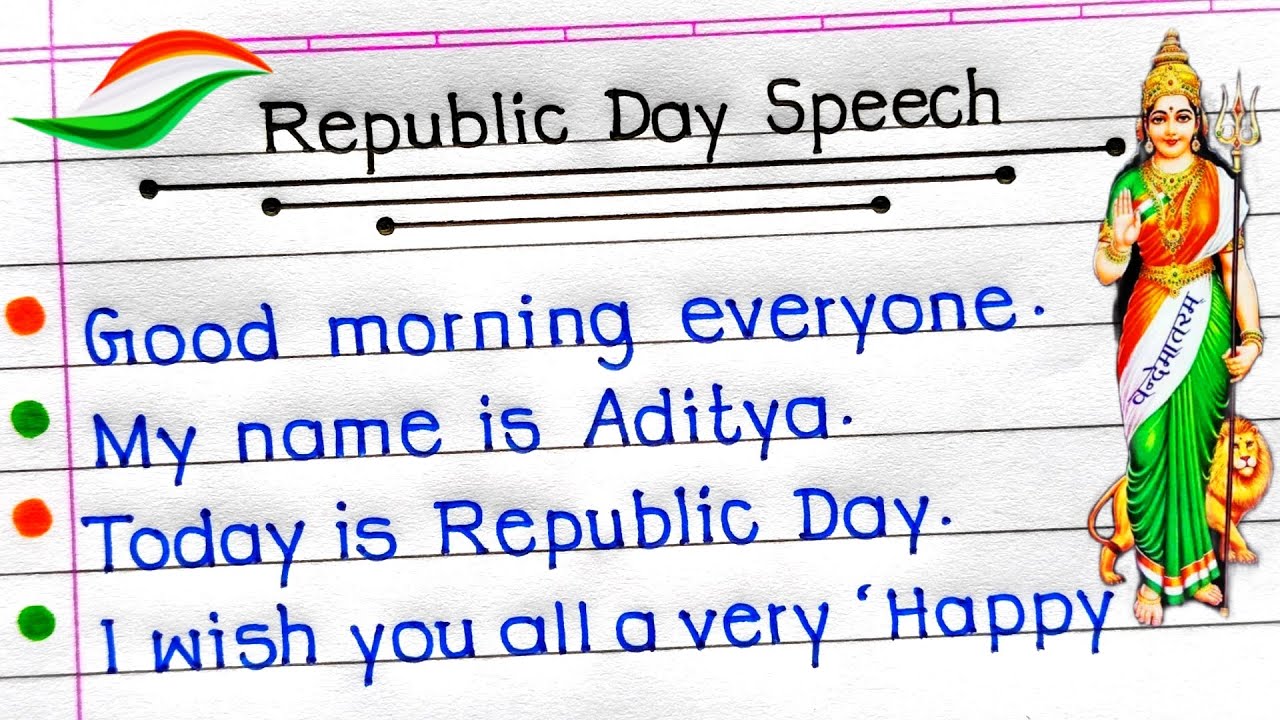 Речь в День Республики на английском языке | Речь в День Республики на английском языке 2025 |