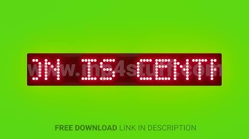 Next Station Is Central Junction Scrolling Red Dot Matrix LED Text Animation on Green Screen Seamles