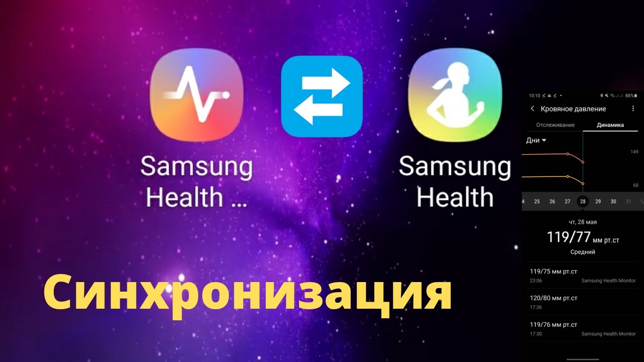 Samsung Health И Xiaomi Mi