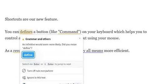 Shortcut of LanguageTool