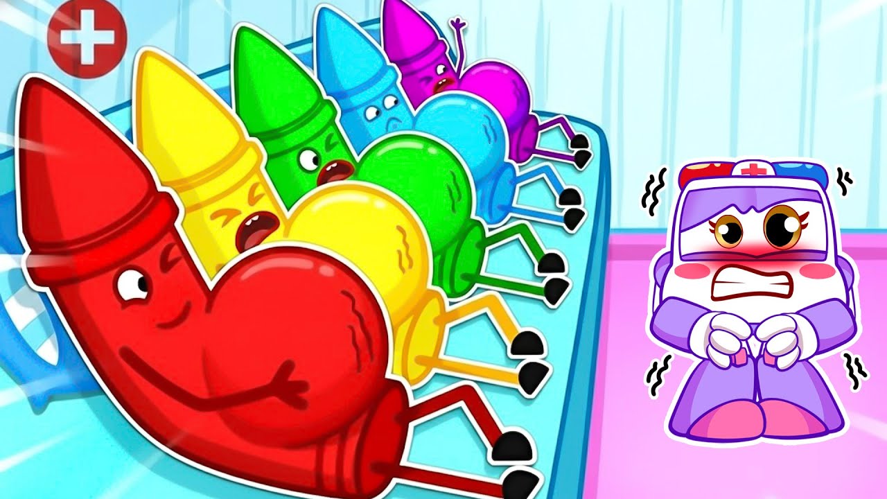 Apakah Pensil Sedang Hamil 🚑 Learn Colors | Kartun Anak | RoboSquad