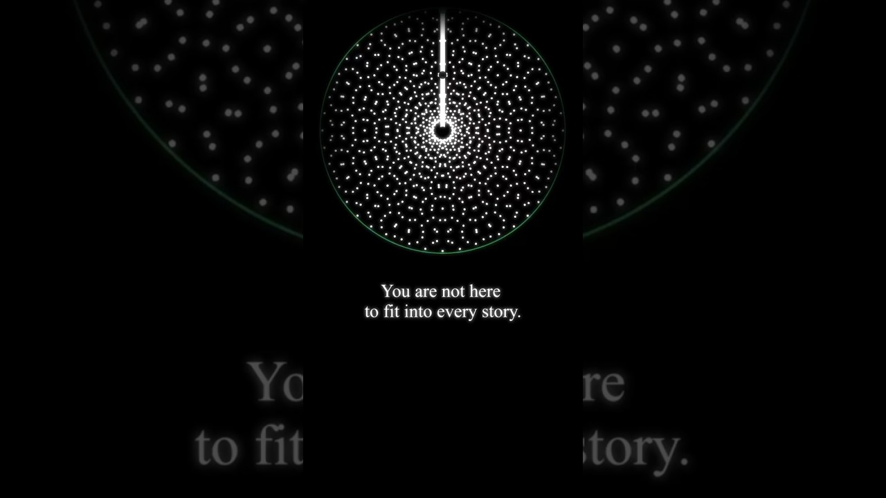 You are not here to fit into every story 