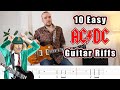 10 easy acdc riffs with tabs