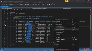 Debugging & Unit Testing in Visual Studio 2017 :Taking Adv of Auto Generated Test | packtpub.com