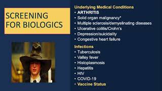 Biologic Treatment Selections and Management