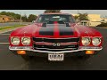 California 1970 SS396 Chevelle Authenticated!!!