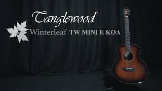 Tanglewood Guitars Winterleaf Tw Mini E Koa - Official Demo