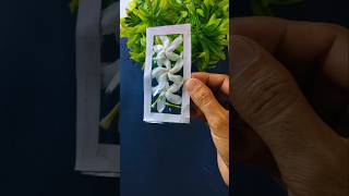 How to Make Beautiful Bookmark With Flowers #shorts #ytshorts #flowers