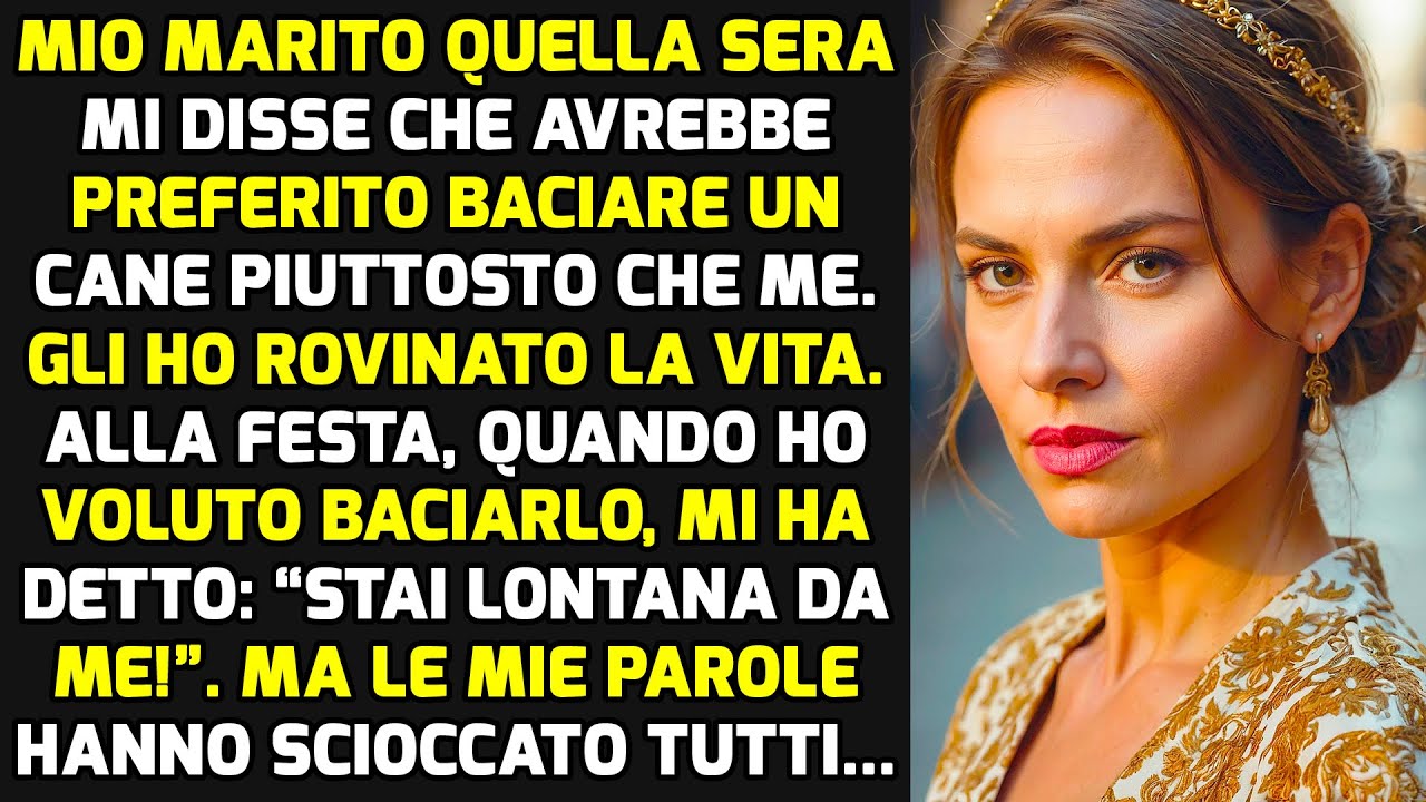 Mio Marito Ha Detto Che Quella Sera Avrebbe Preferito Baciare Un Cane Piuttosto Che Me.. STORIE VITA