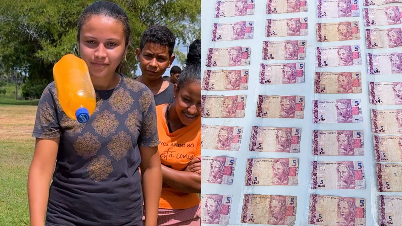 DESAFIO NA RUA: Acerte a Garrafa e Ganhe 5 REAIS!