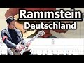 Rammstein - Deutschland | Guitar Tabs Tutorial