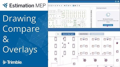 Estimation MEP - Drawing Compare and Overlays
