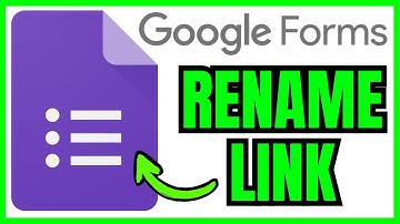 How To RENAME Google Form Link (QUICK & EASY) 2025