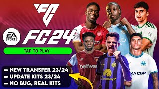 FIFA 14 MOD FC 24 ANDROID OFFLINE WITH UPDATE NEW TRANSFER, FACES, KITS 2023/24 and HD GRAPHICS