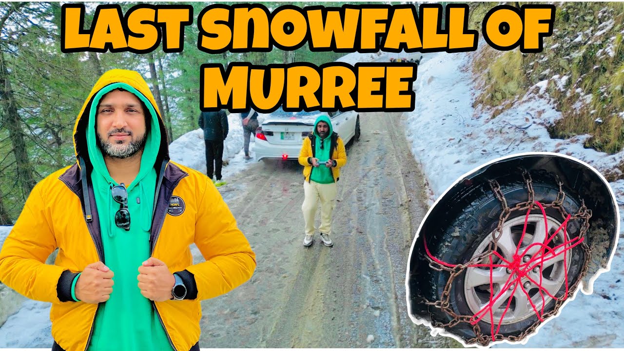 Last Unexpected Snow falling in Murree Khanspur | Winter Snowfall vlog
