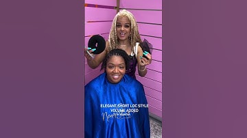 Your Locs are never too short for a style ✨ book your appointment www.NappStar.com #locs