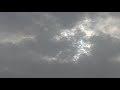 الشمس تغطيها الغيوم