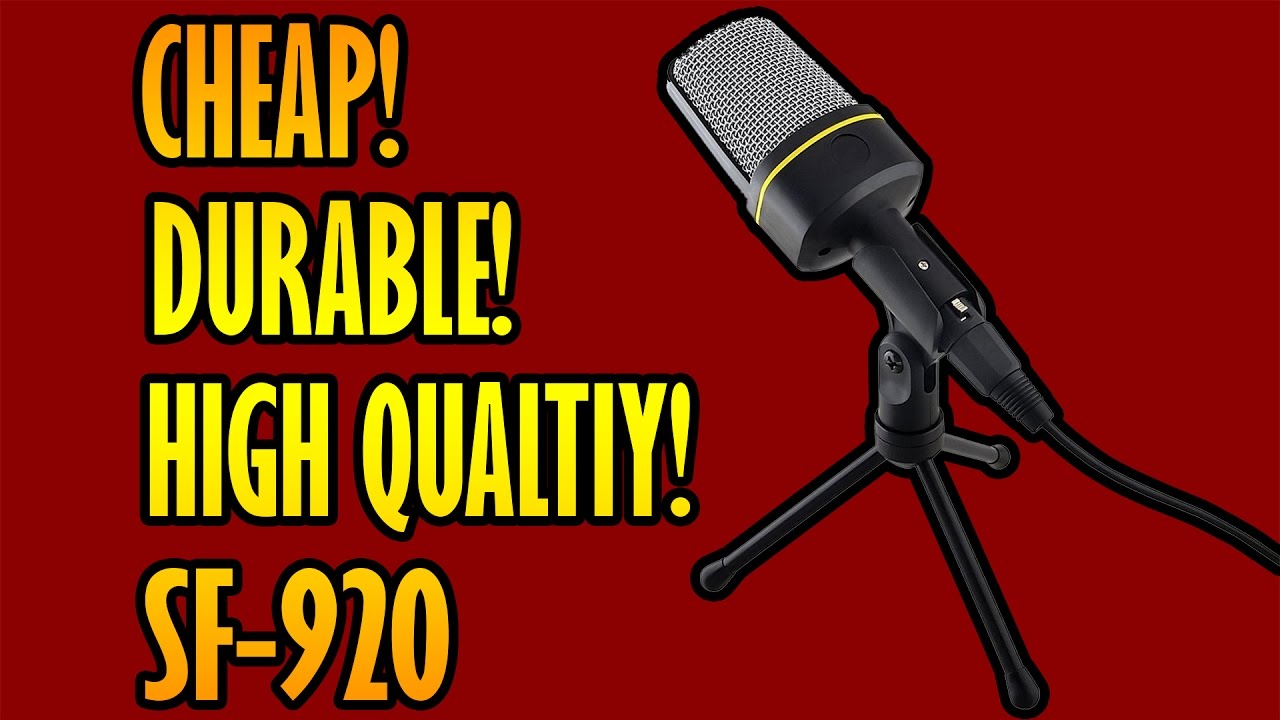 BEST CHEAP CONDENSER MIC?! SF920 Mic Test/ Review YouTube