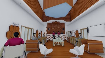 BORNO COMMUNITY CENTER. ARCHICAD DESIGN . LUMION RENDER - ANIMATION
