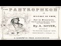 Pantropheon | Alexis Soyer | Cooking | Audiobook Full | English | 1/10