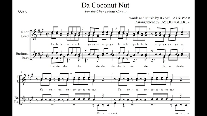 Da Coconut Nut, SSAA + solo, arrangement by Jay Do...