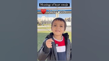 Heart Emoji Meanings ♥️ #hearttouching #vocabulary #learnenglish #love #kids #emoji