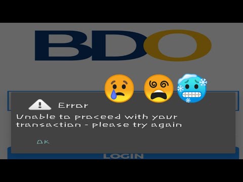 Log in error ba? Baka eto ang problema at ang solusyon! | BDO Online App!