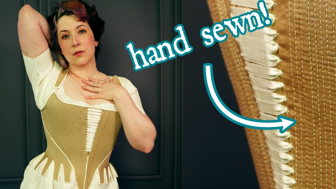 I Made 18th Century Stays Completely by Hand