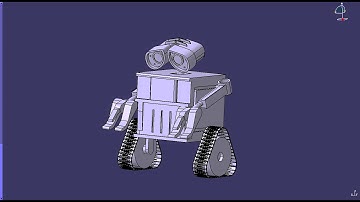 Catia DMU kinematics Wall E