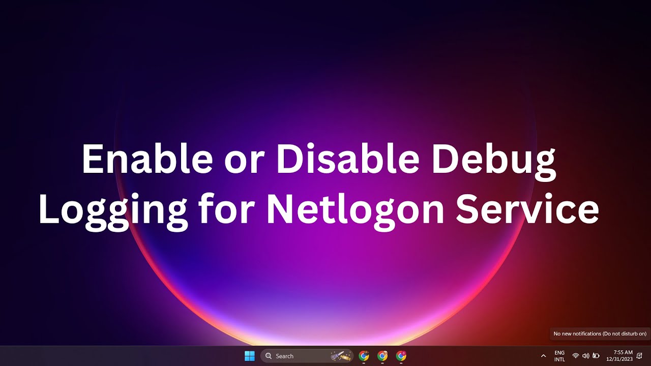 how to enable netlogon service in windows xp