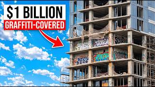 LA's $1B Oceanwide Plaza Sat Abandoned Since 2019 — Now It's Covered in Graffiti