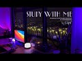 3-HOUR STUDY WITH ME 🌃  / Late Night Piano /  Pomodoro 45-15